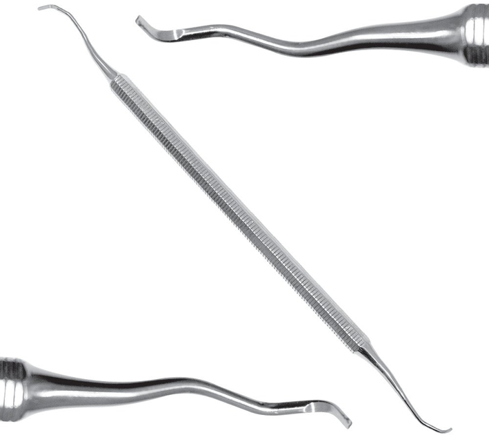 Скейлер двосторонній Surgicon Лангера робоча частина 1-2 SD-1011-01 (2000988947159) - зображення 1