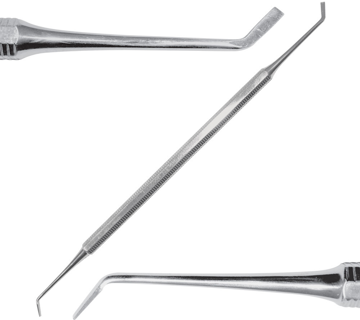 Двостороння гладилка Surgicon зігнута по ребру та по площині SD-1119-03O (2000988947357) - зображення 1