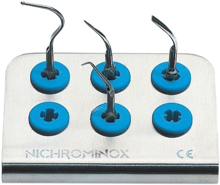 Мультитримач Nichrominox на 6 стоматологічних інструментів діаметром від 3.5 до 5 мм 205012 (2000988943694) - зображення 1