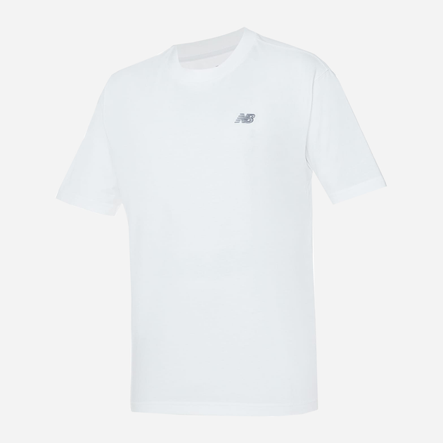 Футболка бавовняна довга чоловіча New Balance Sport Essentials Small Logo MT41509 M Біла (196941810867) - зображення 5