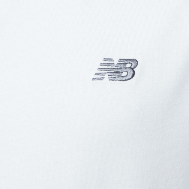Футболка бавовняна довга чоловіча New Balance Sport Essentials Small Logo MT41509 S Біла (196941810874) - зображення 7