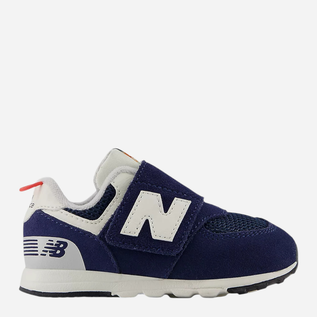 Дитячі шкіряні кросівки для хлопчика New Balance 574 NW574VPN 22.5 Темно-сині (197967795695) - зображення 1