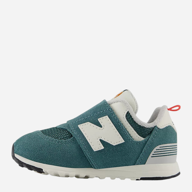 Дитячі шкіряні кросівки для хлопчика New Balance 574 NW574VPG 27.5 (10US) Зелені (197967796265) - зображення 3