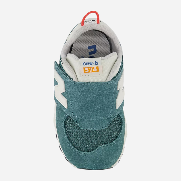 Дитячі шкіряні кросівки для хлопчика New Balance 574 NW574VPG 25 (8US) Зелені (197967796227) - зображення 4