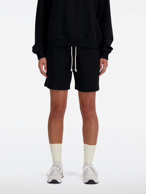 Spodenki sportowe damskie krótkie New Balance Athletics WS41508 XL Czarne (197375376165) - obraz 1