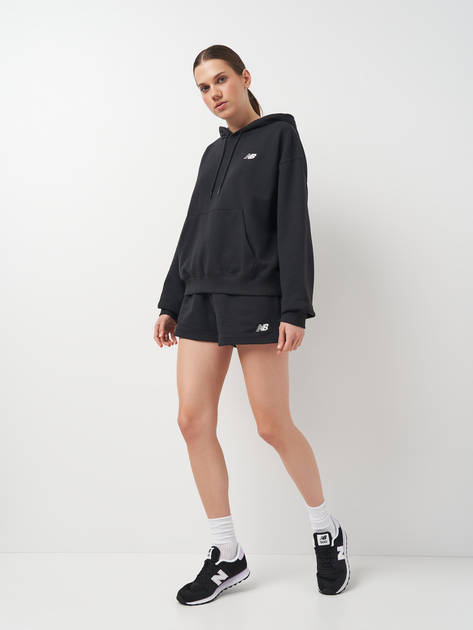 Spodenki sportowe damskie krótkie New Balance Nb Small Logo WS41500 M Czarne (197375375489) - obraz 3