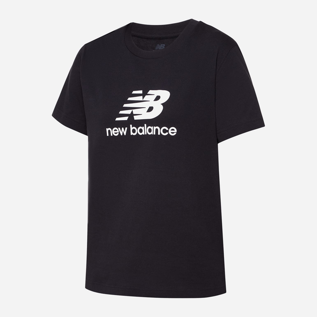 T-shirt damski bawełniany New Balance Sport Essentials Jersey Logo WT41502 S Czarny (197375382975) - obraz 5