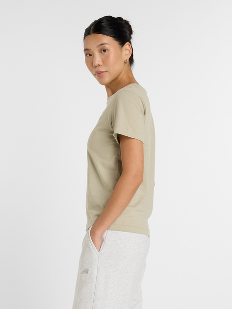 Футболка бавовняна довга жіноча New Balance Sport Essentials Jersey WT41509 L Оливкова (197967348259) - зображення 3