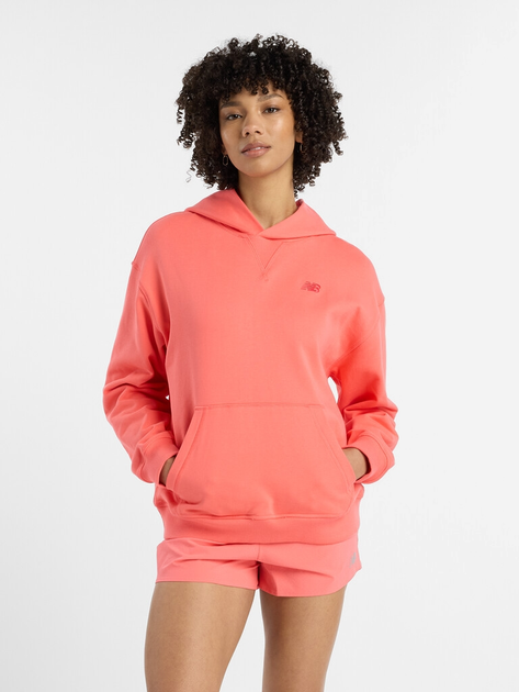 Худі жіноче New Balance Nb Athletics WT41537 XL Світло-червоне (197967357404) - зображення 1