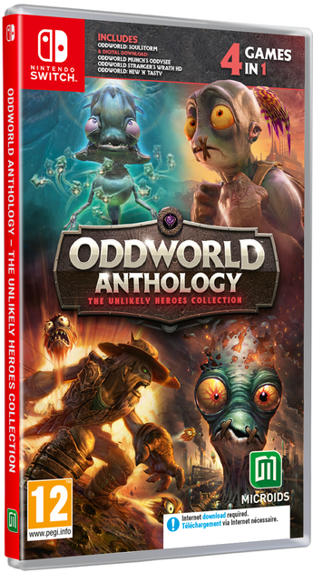 Гра Nintendo Switch Oddworld Anthology: The Unlikely Heroes Collection (Картридж) (3701529518683) - зображення 2