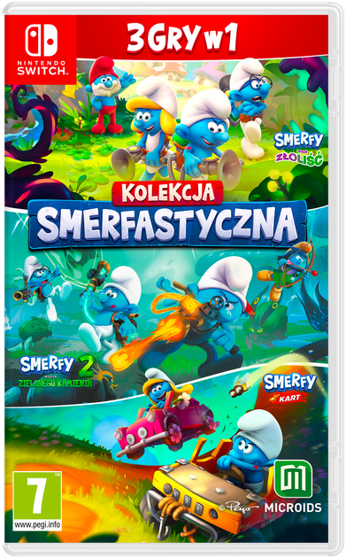 Гра Nintendo Switch Smurfs – Smurftastic Collection 3 in 1 (Картридж) (3701529518836) - зображення 1
