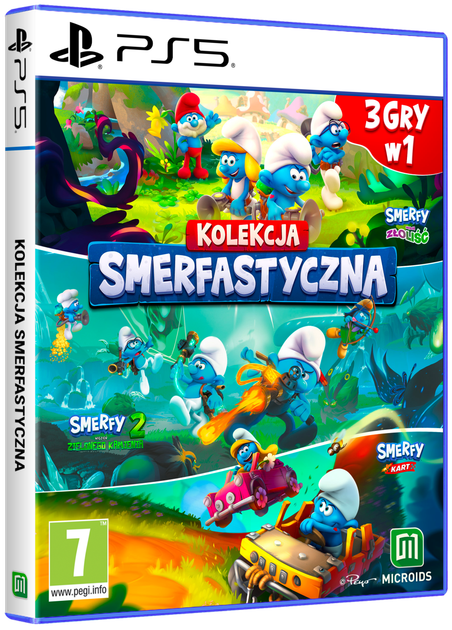 Gra PS5 Smerfy – Smerfastyczna Kolekcja 3 w 1 (Blu-ray płyta) (3701529518386) - obraz 2