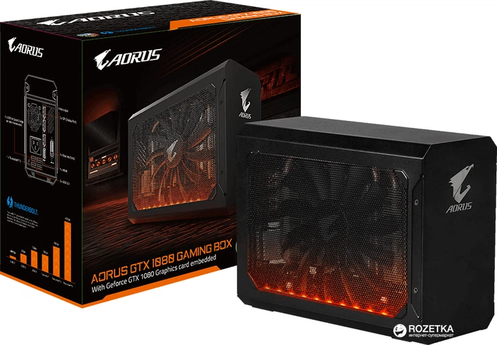 Видеокарта Gigabyte PCI-Ex GeForce GTX 1080 Aorus Gaming Box 8GB