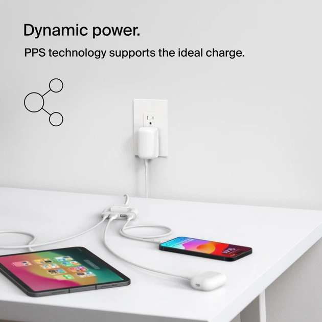 Мережевий зарядний пристрій Belkin BoostCharge Dual Wall Charger 42W White (WCB009vfWH) - зображення 8