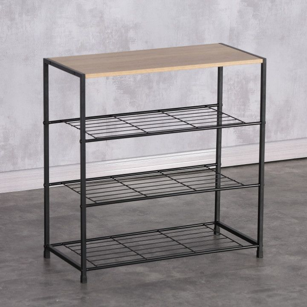 Полиця для взуття ModernHome by Multistore 3 рівні лофт (XJ633063A1) - зображення 10