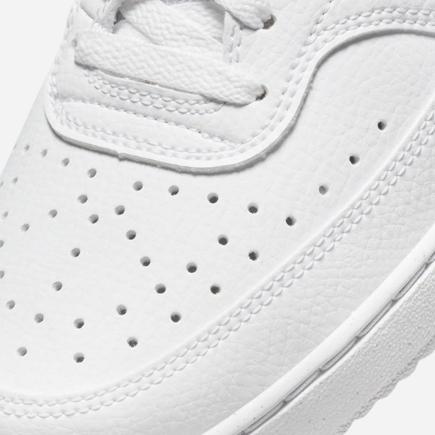 Жіночі кеди низькі Nike W Court Vision Lo Nn DH3158-101 41 (9.5US) Білі з чорним (195237032044) - зображення 4