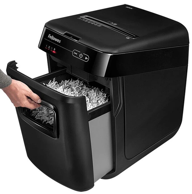 Шредер Fellowes AutoMax 200C 200 листов 4х38 мм 32 л (ff.U4653601) - изображение 6