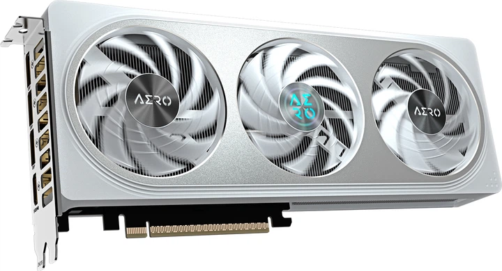 Відеокарта Gigabyte PCI-Ex GeForce RTX 5060 AERO OC 8G 8GB GDDR7 (128bit) (2595/28000) (HDMI, 3 x DisplayPort) (GV-N5060AERO-OC-8GD) - зображення 3