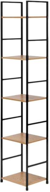 Стелаж ModernHome by Multistore дерев'яний 5 полиць лофт (CWJ3024144L WILD OAK) - зображення 3