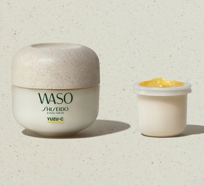 Wkład wymienny maski do twarzy Shiseido Waso Yuzu-C Beauty Sleeping Mask-Refill Kremowa 50 ml (768614188827) - obraz 3