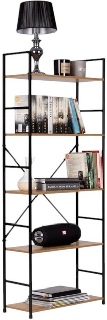 Regał ModernHome by Multistore drewniany 5 półek loft (CWJ6024144LG WILD OA) - obraz 7