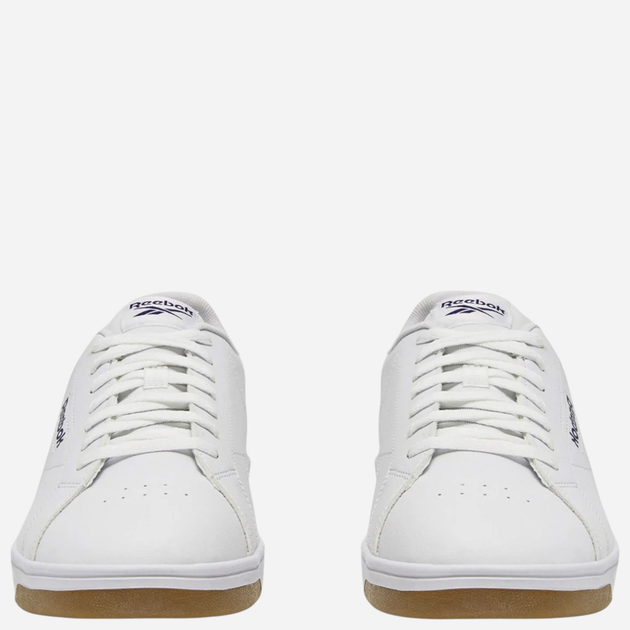 Чоловічі кеди низькі Reebok Court Clean 100208888 40 (7.5US) Білі з блакитним (1200161387364) - зображення 4