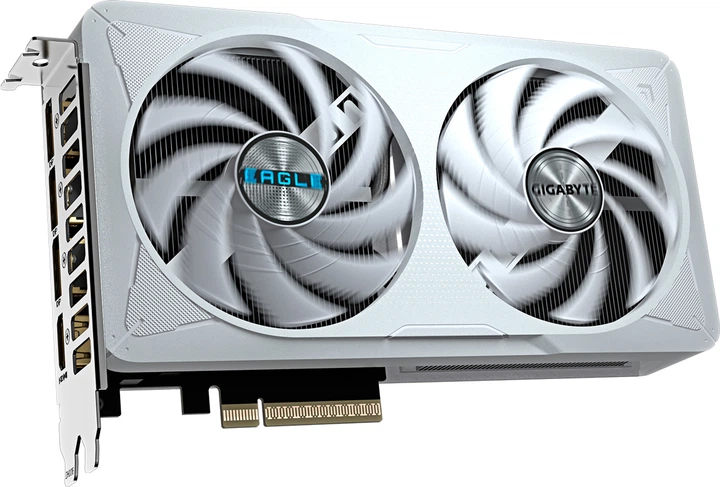 Karta graficzna Gigabyte PCI-Ex GeForce RTX 5060 EAGLE OC ICE 8G 8GB GDDR7 (128bit) (2550/28000) (HDMI, 3 x DisplayPort) (GV-N5060EAGLEOC ICE-8GD) - obraz 2