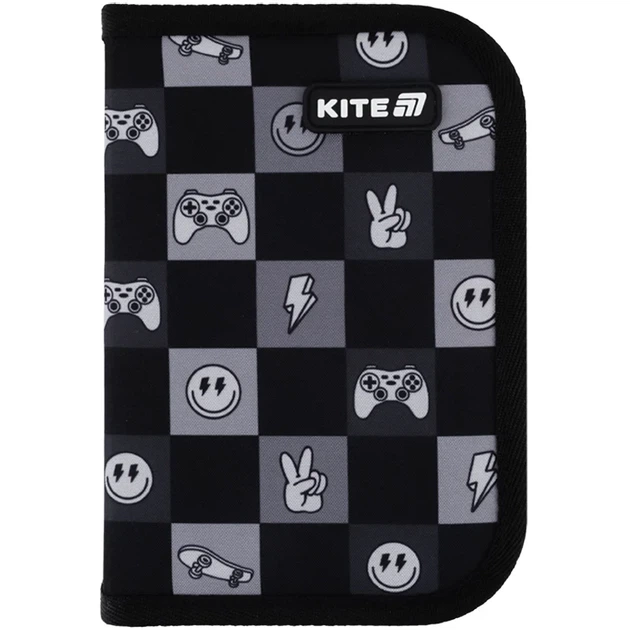 Пенал без наповнення Kite Game On K25-621-4, 1 відділення, 1 відворот - изображение 2