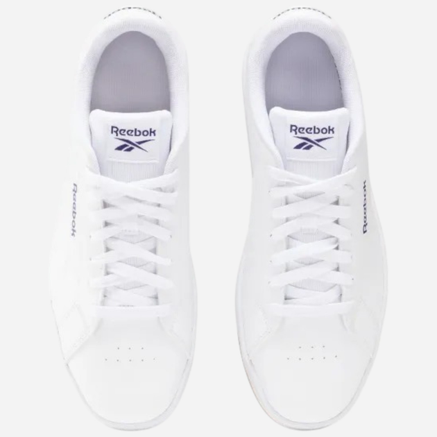 Sneakersy młodzieżowe chłopięce Reebok Court Clean 100074368 38.5 (6.5US) Białe z brązowym (1200143033012) - obraz 4
