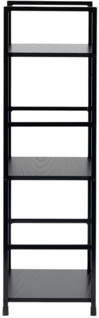 Regał ModernHome by Multistore drewniany 3 półki loft czarny (CWJ302480L BLACK) - obraz 3