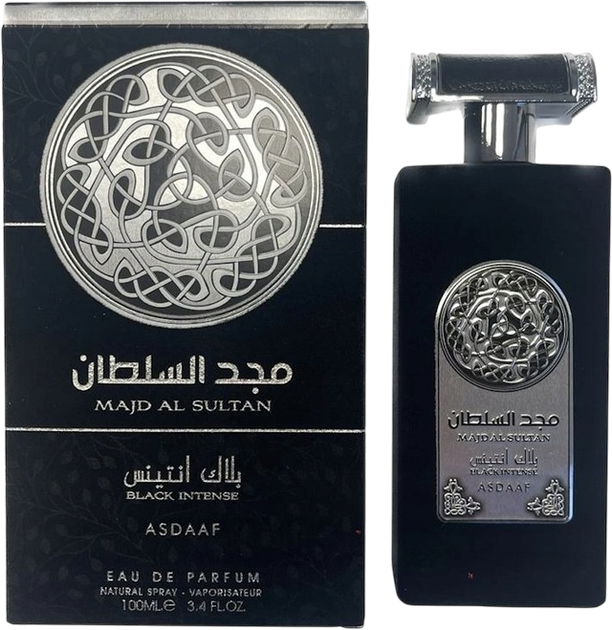Парфумована вода унісекс Asdaaf Majd Al Sultan Black Intense 100 мл (6291108736654) - зображення 2