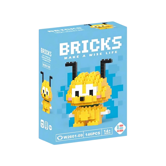 Конструктор фигурка Пиксели BRICKS собака Плуто Мики Маус Pluto - изображение 2