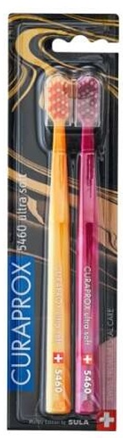 Зубна щітка Curaprox CS 5460 Duo Marble 2 шт (7612412431056) - зображення 1