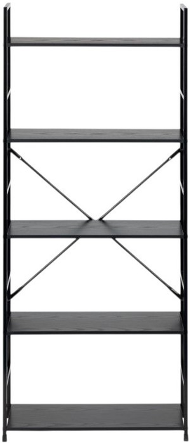 Стелаж ModernHome by Multistore дерев'яний 5 полиць лофт чорний (CWJ6024144LG BLACK) - зображення 2