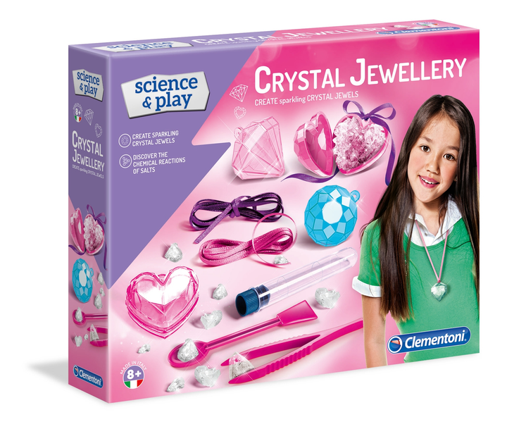 Набір для творчості Clementoni Bijuterie Crystale 8+ (8005125617975) - зображення 1