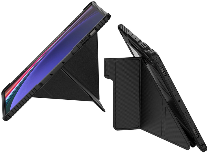 Etui Nillkin Bumper Leather Case Pro do Galaxy Tab S9+ Black (6902048270411) - obraz 4