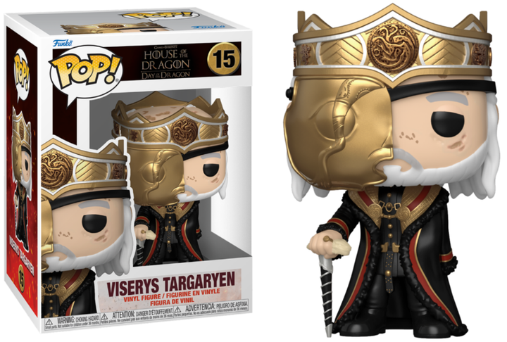 Figurka Funko Pop! House of The Dragon Viserys Targaryen 9.9 cm (889698764742) - obraz 1
