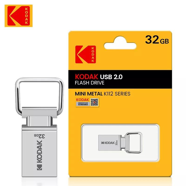 USB Флешка брелок накопитель Kodak K112 32 Gb - Фото 1 USB Флешка брелок накопитель Kodak K112 32 Gb - изображение 1