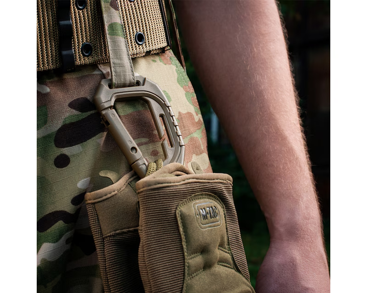 Тактический карабин M-Tac койот набор 3шт пластиковый крепление MOLLE ключи снаряжения - изображение 5