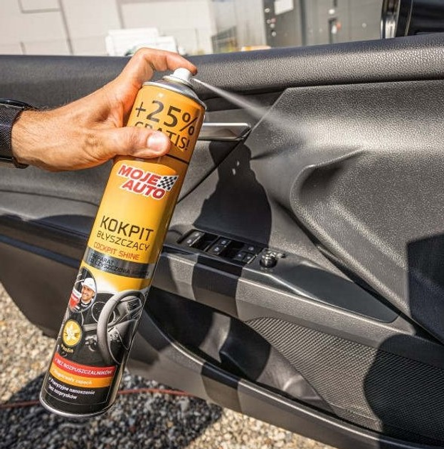 Spray do kokpitu Moje Auto WANILIA Błyszczący 750 ml (5905694001089) - obraz 6