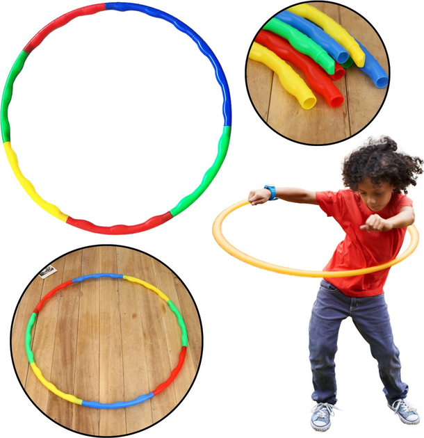 Hula-hop LEAN Toys 80 cm 24832 (5905991058823) - obraz 2