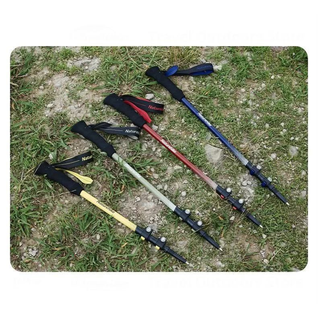 Трекінгова палиця Naturehike CNK2300DS010, 100 см, жовта - изображение 5