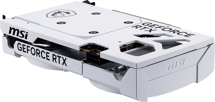 Видеокарта MSI PCI-Ex GeForce RTX 5060 VENTUS 2X OC WHITE 8GB GDDR7 (128bit) (2535/28000) (HDMI, 3 x DisplayPort) (RTX 5060 8G VENTUS 2X OC WHITE) - изображение 2
