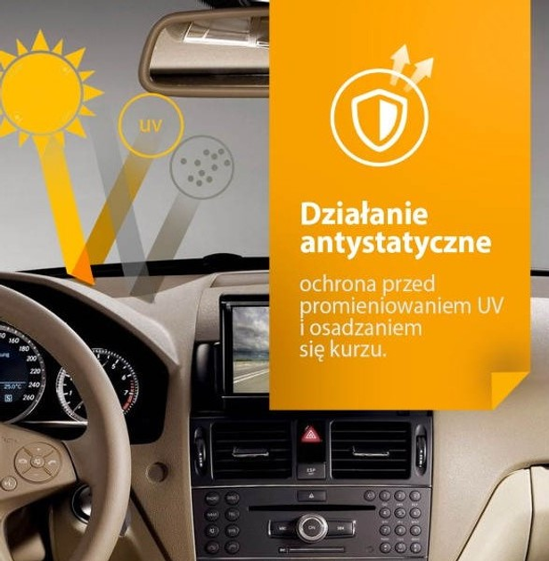 Спрей для догляду за панеллю приладів автомобіля Moje Auto ПОЛУНИЦЯ Блиск 750 мл (5905694008927) - зображення 2