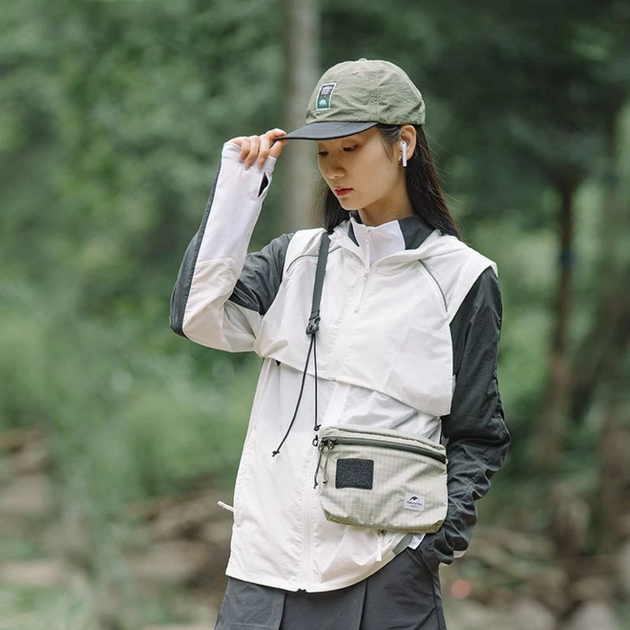 Сумка мала Naturehike NH20BB204, 3л, графіт в клітинку - изображение 2