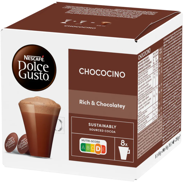 Капсули Nescafe Dolce Gusto Chococino - Фото 1 Капсули Nescafe Dolce Gusto Chococino - изображение 1