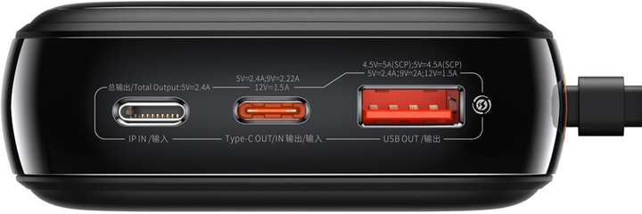 Powerbank Baseus Qpow 20000mAh 20W Black (PPQD060201) - obraz 3