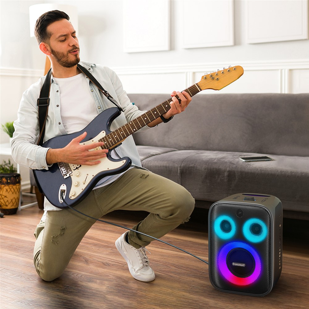 Głośnik przenośny Tronsmart Halo 200 Black + 2 bezprzewodowe mikrofony (968233) - obraz 8