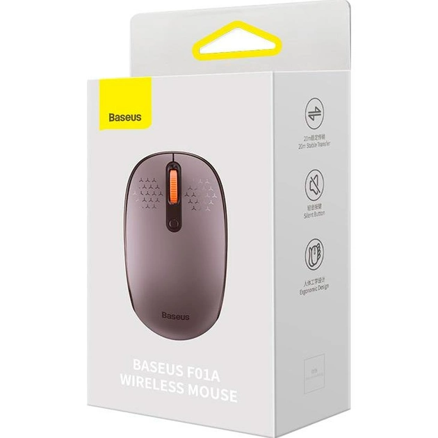 Мышь Baseus Wireless F01A Grey (B01055502833-00) - изображение 2