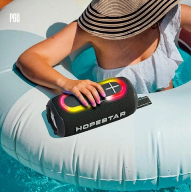 Портативная колонка с подсветкой Hopestar P60 Bluetooth 3000 мАч 20 Вт (2104618553) - изображение 8